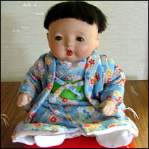 市松人形など京人形の修理事例